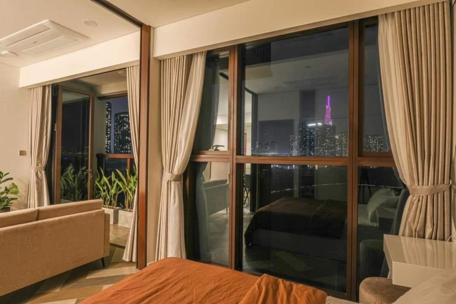 הו צ'י מין סיטי The Crest-Central Saigon Riverside -Free Pool-Gym-Sauna Room-Yoga Room מראה חיצוני תמונה