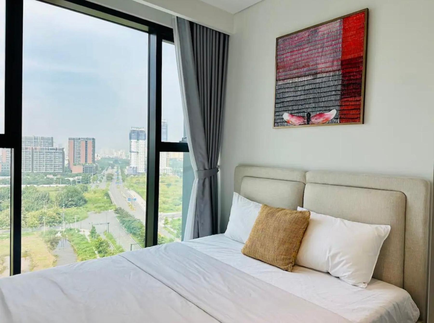 הו צ'י מין סיטי The Crest-Central Saigon Riverside -Free Pool-Gym-Sauna Room-Yoga Room מראה חיצוני תמונה